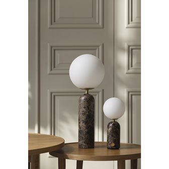 Lampy stołowe marmurowe Torrano brązowe